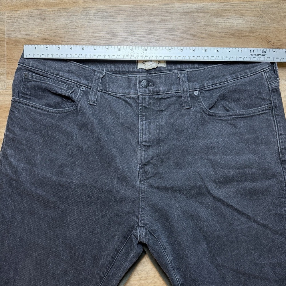 Madewell Jeans Men‎ 40x32 *LOT OF 2* Green Black Athletic Slim Fit Stretch Denim - Picture 12 of 16